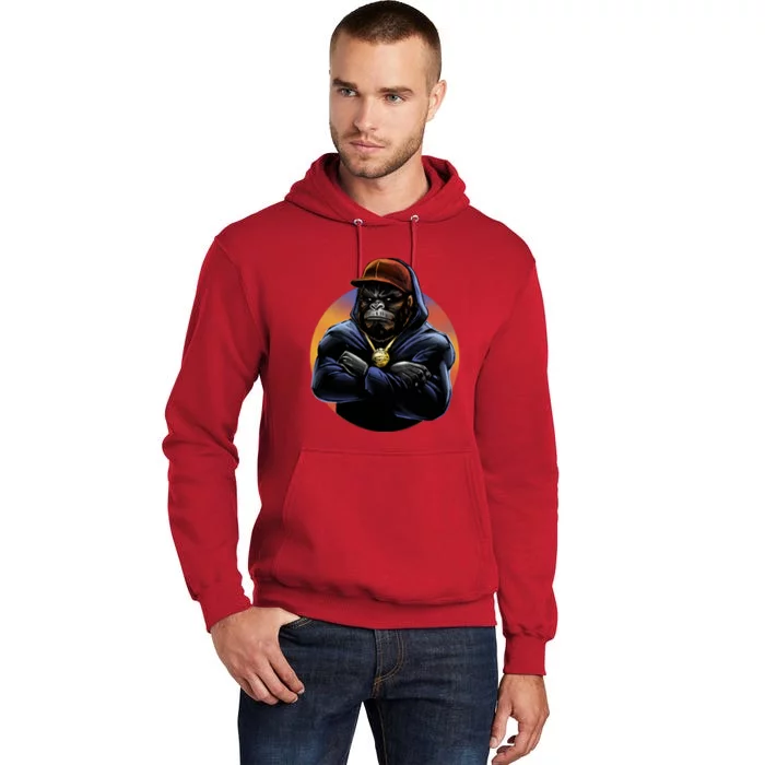 Bad Ass Hip Hop Monkey Tall Hoodie