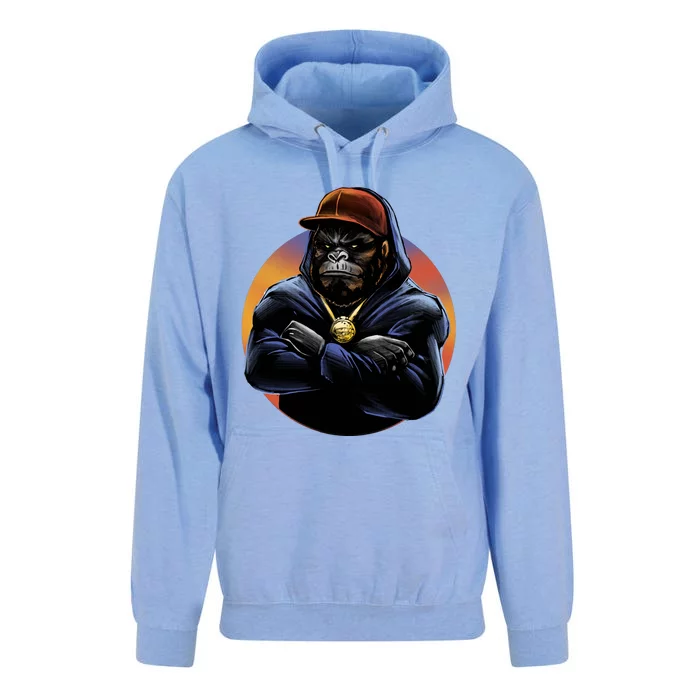 Bad Ass Hip Hop Monkey Unisex Surf Hoodie