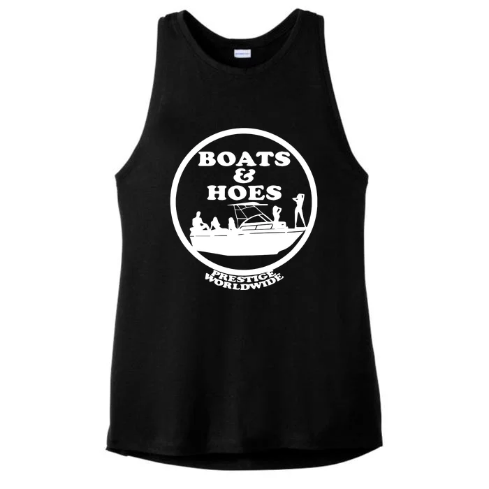 Boats And Hoes Ladies Tri-Blend Wicking Tank