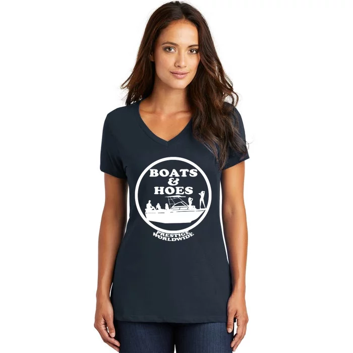 Boats And Hoes Women's V-Neck T-Shirt