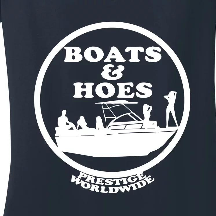 Boats And Hoes Women's V-Neck T-Shirt