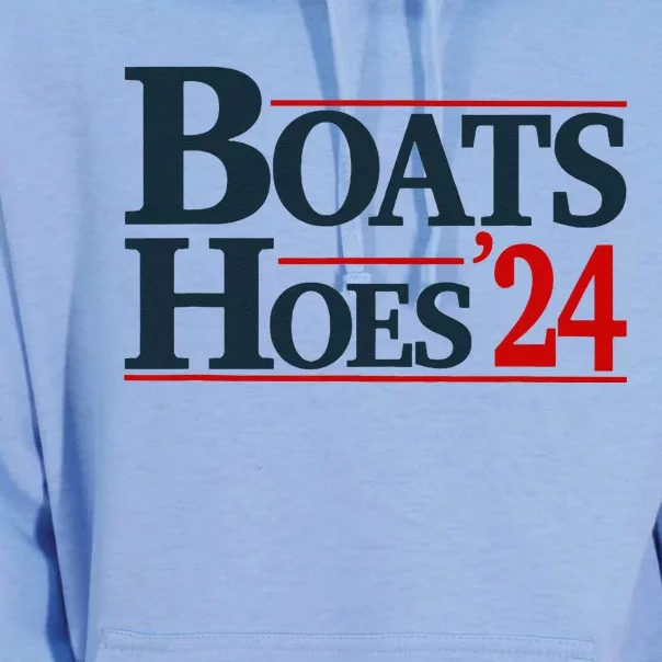 Boats And Hoes 2024 Election Funny Unisex Surf Hoodie