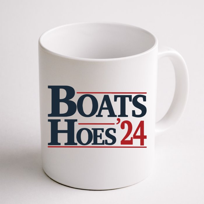 Boats And Hoes 2024 Election Funny 4th Of July Front & Back Coffee Mug