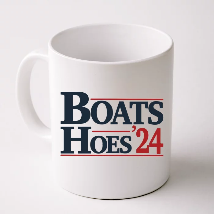 Boats And Hoes 2024 Election Funny 4th Of July Front & Back Coffee Mug