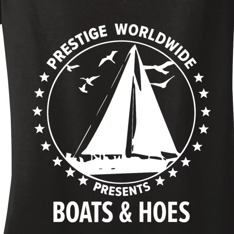 Boats And Hoes Step Brothers Gift Women's V-Neck T-Shirt