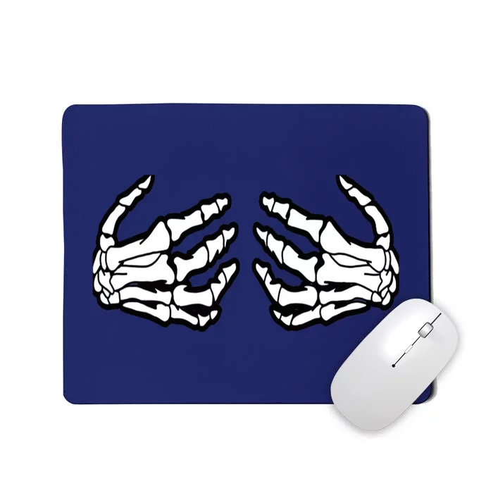 Best Adult Halloween Creepy Skeleton Hands - Funny Skeleton Mousepad