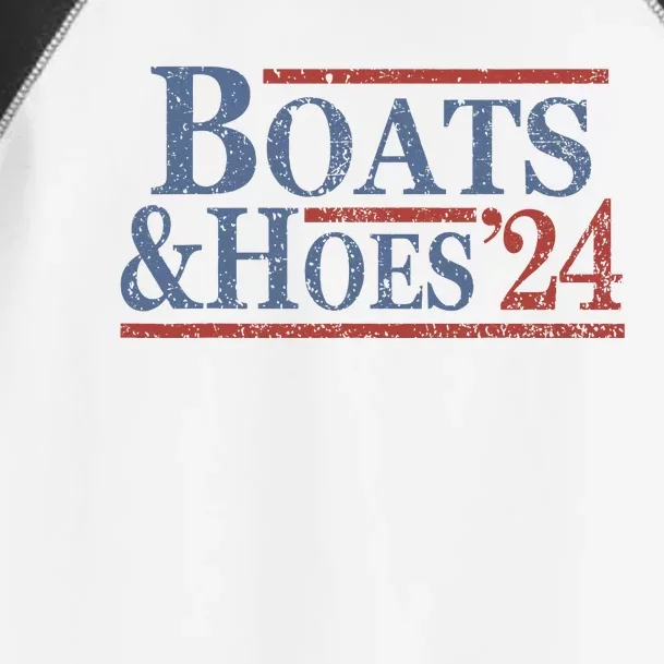 Boats And Hoes 2024 Election Toddler Fine Jersey T-Shirt