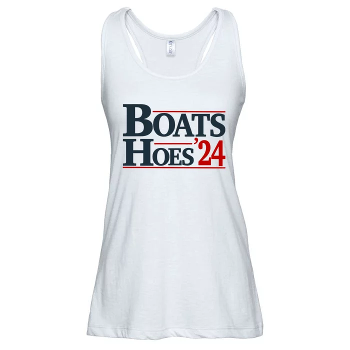 Boats And Hoes 2024 Election Funny Ladies Essential Flowy Tank