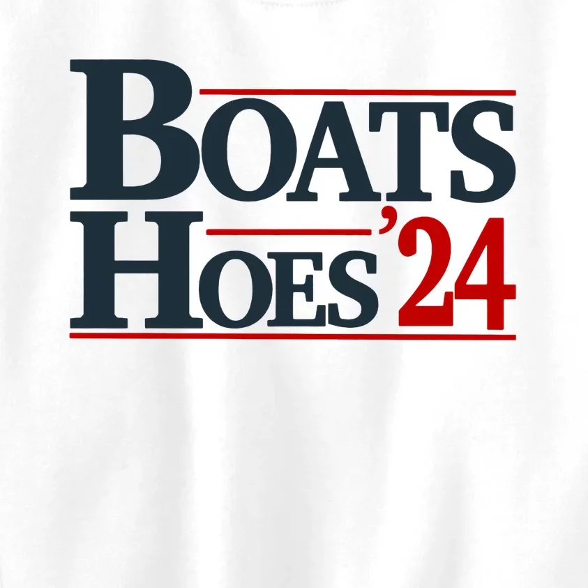 Boats And Hoes 2024 Election Funny Kids Sweatshirt