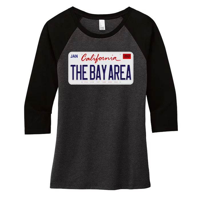 Bay Area Hyphy Bay Super Hyphy Thizz Hyphy Bay Area Women's Tri-Blend 3/4-Sleeve Raglan Shirt