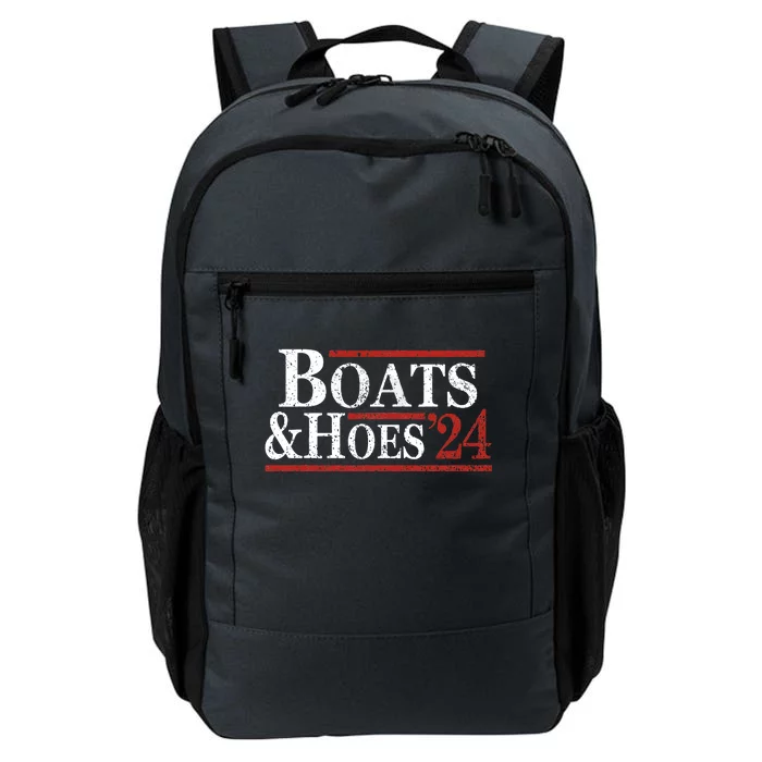 Boats And Hoes 2024 Funny Summer Beach Vacation Daily Commute Backpack