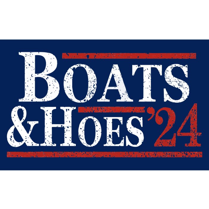 Boats And Hoes 2024 Funny Summer Beach Vacation Bumper Sticker