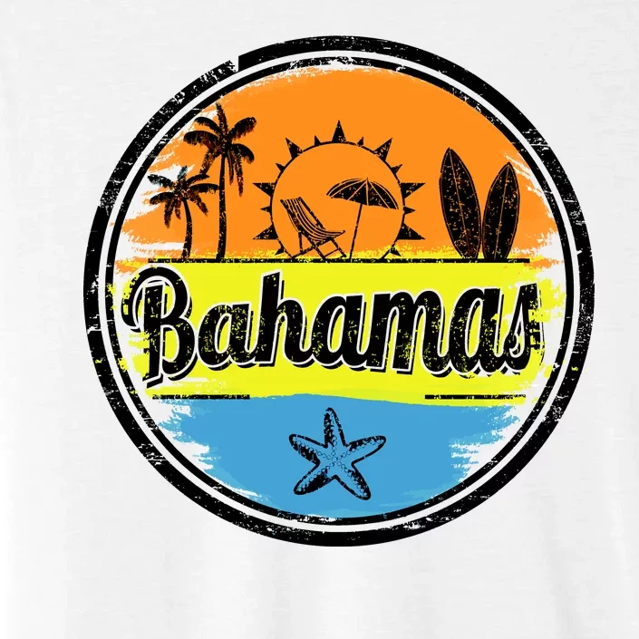 Bahamas Retro Circle ChromaSoft Performance T-Shirt