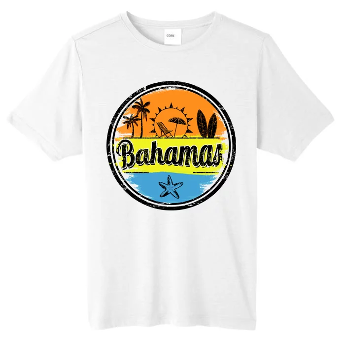 Bahamas Retro Circle ChromaSoft Performance T-Shirt