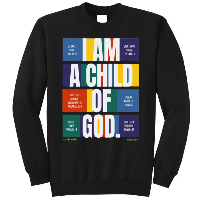 Bible Affirmations I'm a child of God Christian Faith Sweatshirt