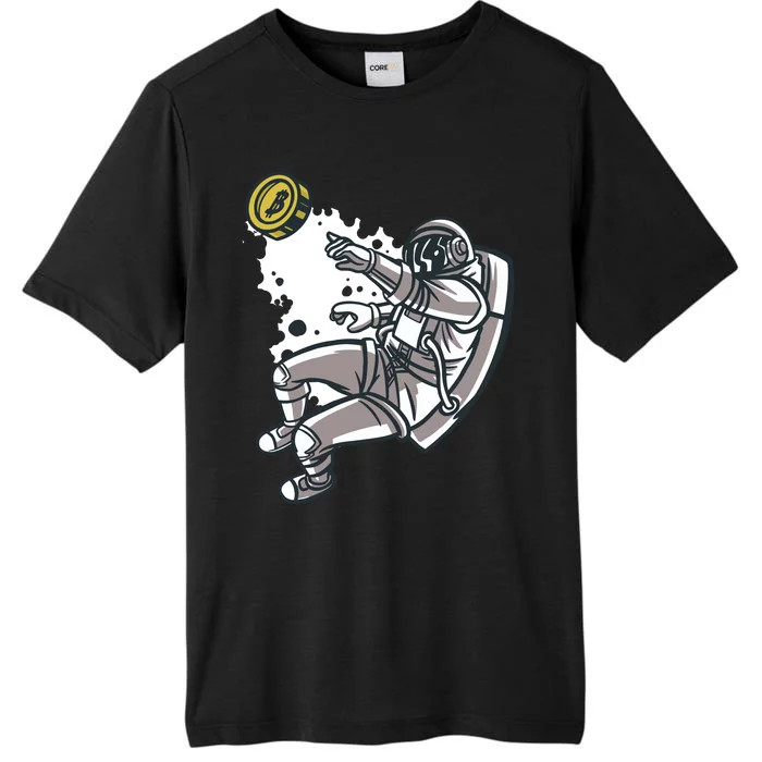 Bitcoin Astronaut In Space ChromaSoft Performance T-Shirt