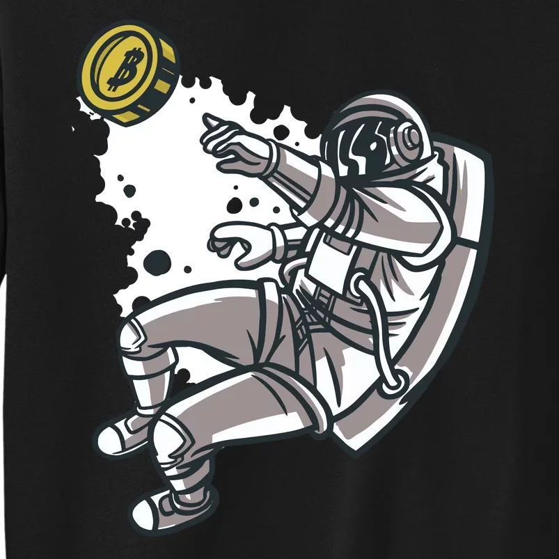 Bitcoin Astronaut In Space Tall Sweatshirt