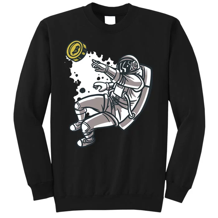 Bitcoin Astronaut In Space Tall Sweatshirt