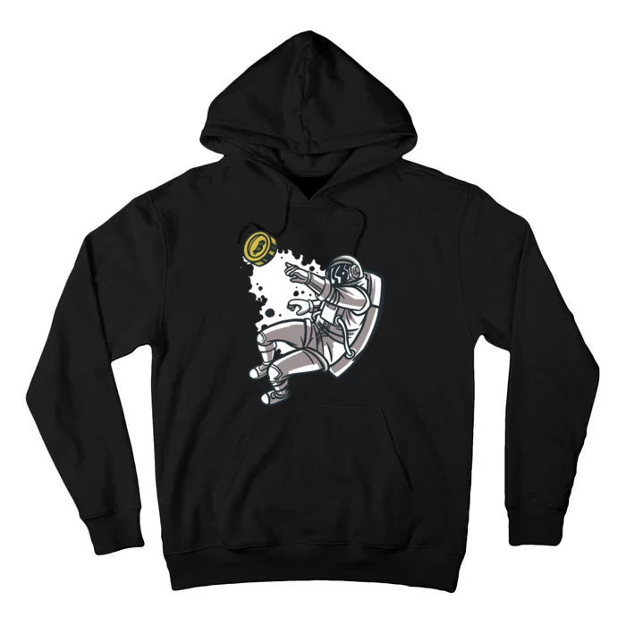 Bitcoin Astronaut In Space Tall Hoodie