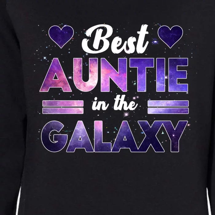 Best Auntie In The Galaxy Happy Parents Day Tie Dye Gift Womens California Wash Sweatshirt