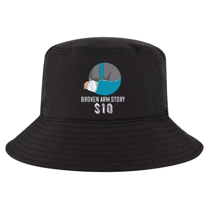 Broken Arm Injury Recovery Patient Broken Bones Story $10 Cool Comfort Performance Bucket Hat