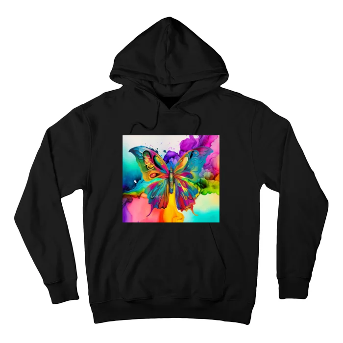 Butterfly Alcohol Ink Tumbler Hoodie