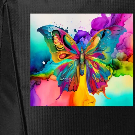 Butterfly Alcohol Ink Tumbler City Backpack