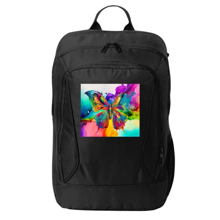 Butterfly Alcohol Ink Tumbler City Backpack