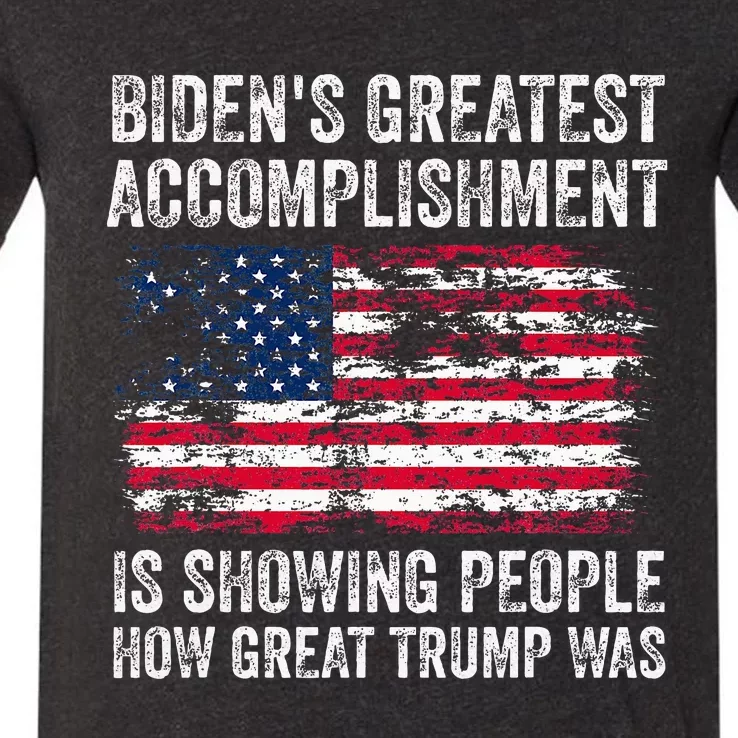 BidenS Accomplishment Is Showing People How Great Trump Was V-Neck T-Shirt