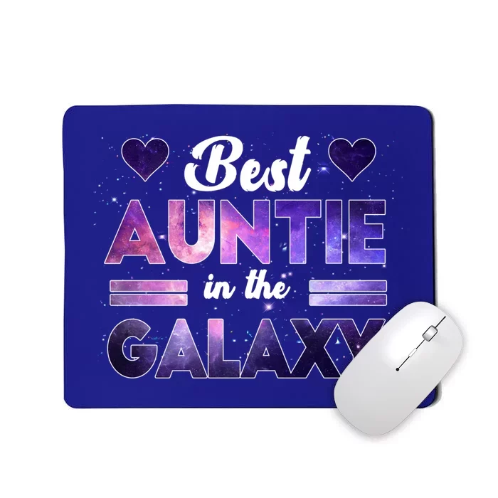 Best Auntie In The Galaxy Happy Parents' Day Tie Dye Gift Mousepad