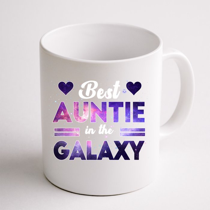 Best Auntie In The Galaxy Happy Parents' Day Tie Dye Gift Front & Back Coffee Mug