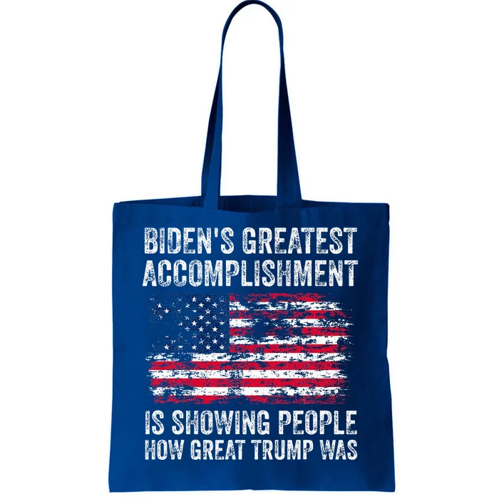 Biden Accomplishment Is Showing People Tote Bag