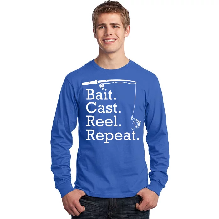 Bait Cast Reek Repeat Tall Long Sleeve T-Shirt