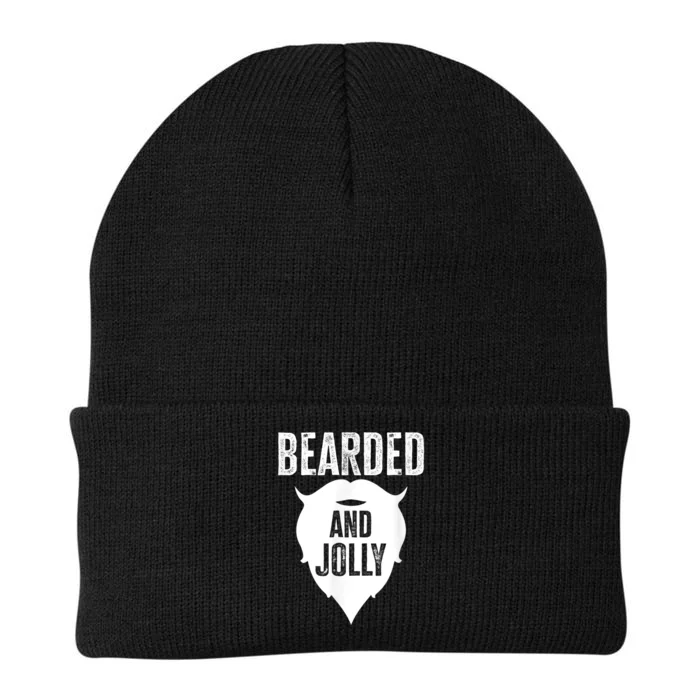 Bearded And Jolly Santa Christmas Knit Cap Winter Beanie