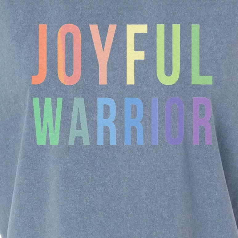 Be A Joyful Warrior For Kamala Harris Tim Walz 2024 Garment-Dyed Women's Muscle Tee