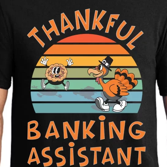 Banking Assistant Job Funny Thanksgiving Gift Pajama Set