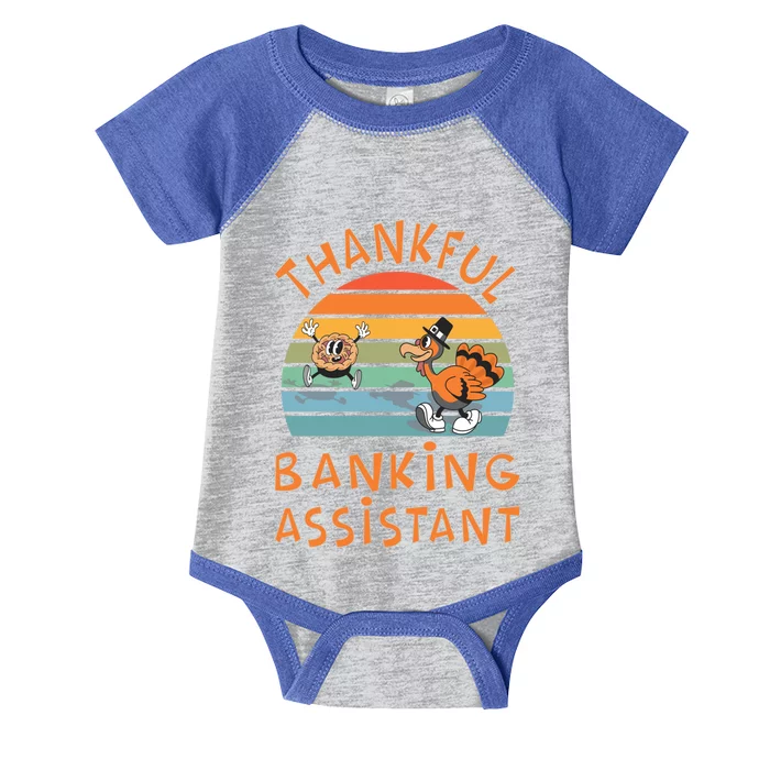 Banking Assistant Job Funny Thanksgiving Gift Infant Baby Jersey Bodysuit