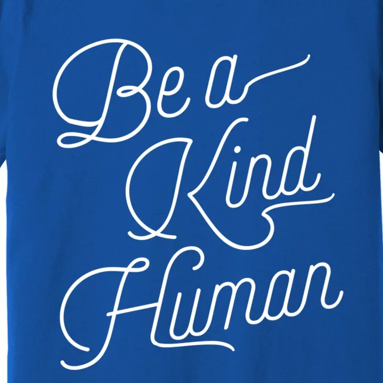 Be A Kind Hu Decent Awesome Person Designs Gift Premium T-Shirt