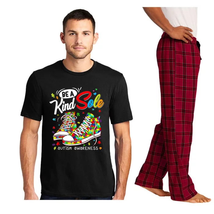 Be A Kind Sole Autism Awareness Rainbow Trendy Puzzle Shoes Pajama Set