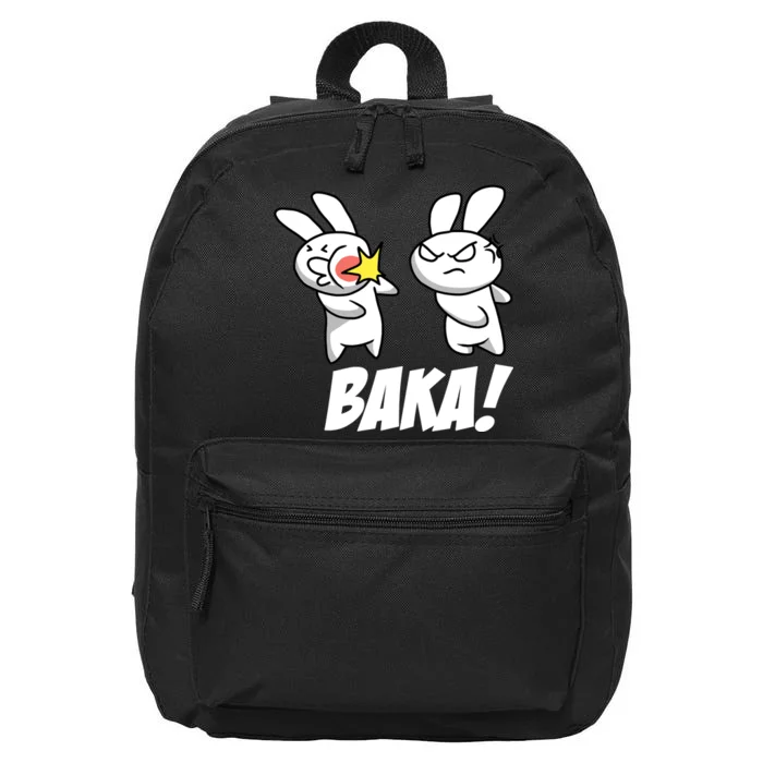 Baka! Rabbit Slap Funny Anime 16 in Basic Backpack