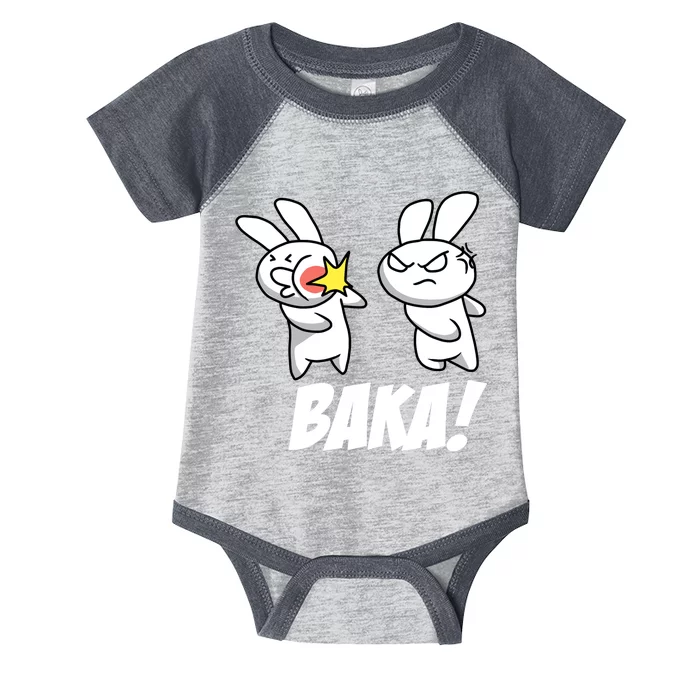 Baka! Rabbit Slap Funny Anime Infant Baby Jersey Bodysuit