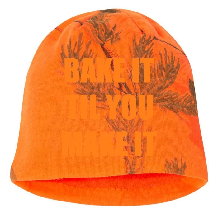 Bake it Til You Make It Cleveland Football Kati - Camo Knit Beanie