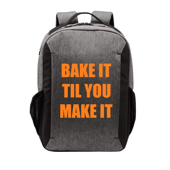 Bake it Til You Make It Cleveland Football Vector Backpack