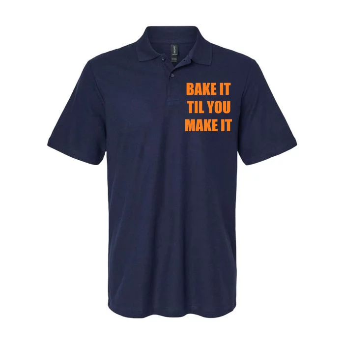 Bake it Til You Make It Cleveland Football Softstyle Adult Sport Polo