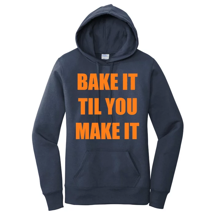 Bake it Til You Make It Cleveland Football Women's Pullover Hoodie