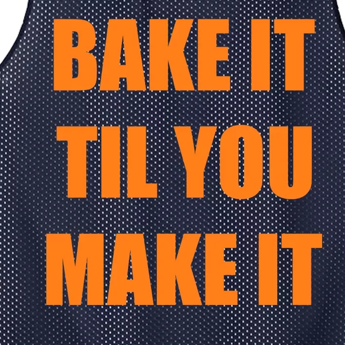 Bake it Til You Make It Cleveland Football Mesh Reversible Basketball Jersey Tank