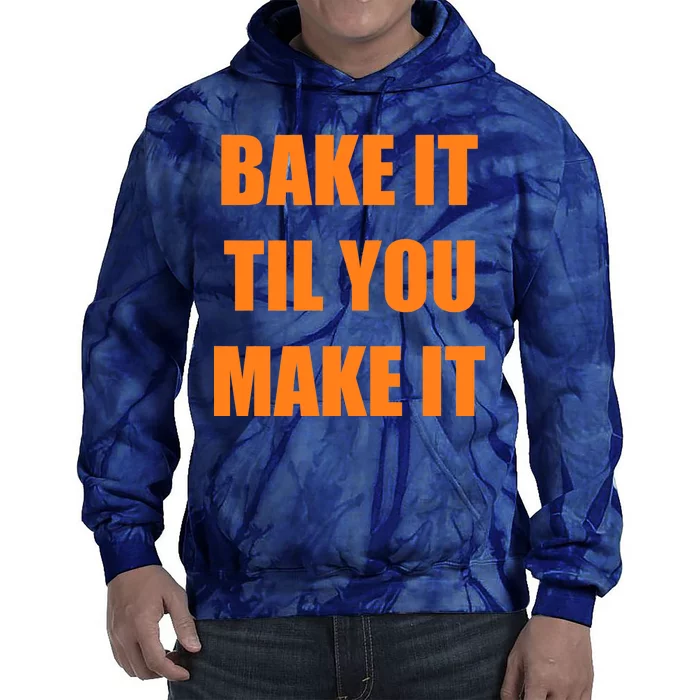 Bake it Til You Make It Cleveland Football Tie Dye Hoodie