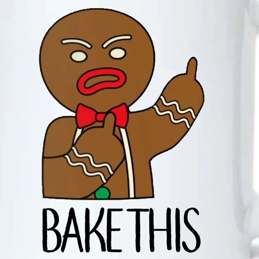 Bake This Gingerbread X-Mas Black Color Changing Mug