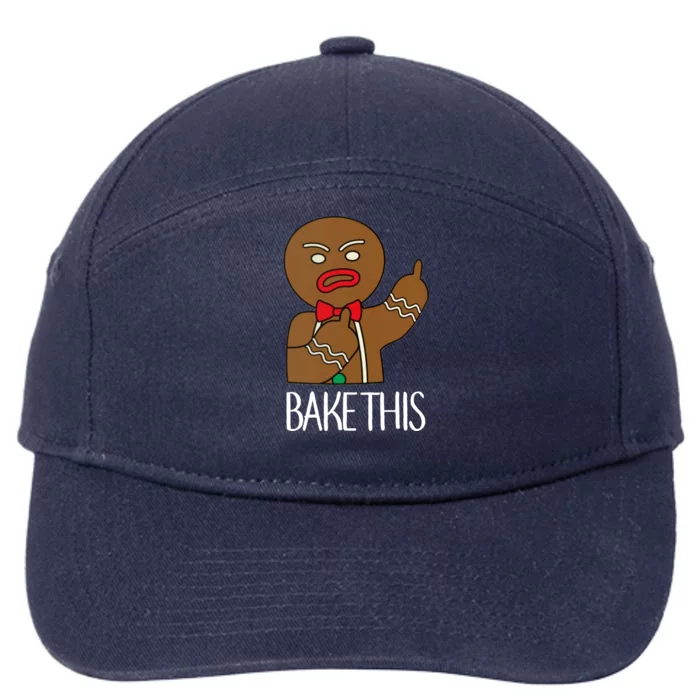 Bake This Gingerbread X-Mas 7-Panel Snapback Hat