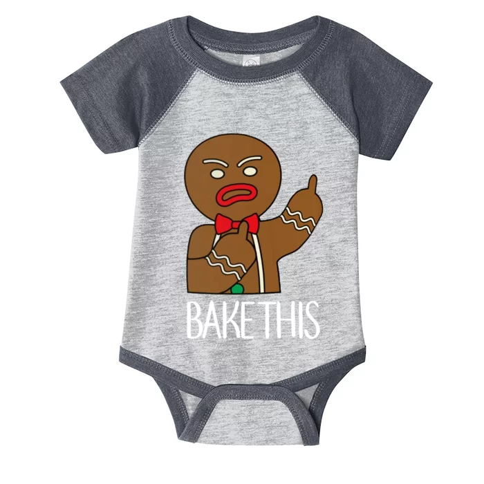 Bake This Gingerbread X-Mas Infant Baby Jersey Bodysuit